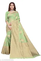Chanderi Cotton Zari Woven Saree for Women 