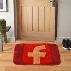 Microfiber Doormat, Red 