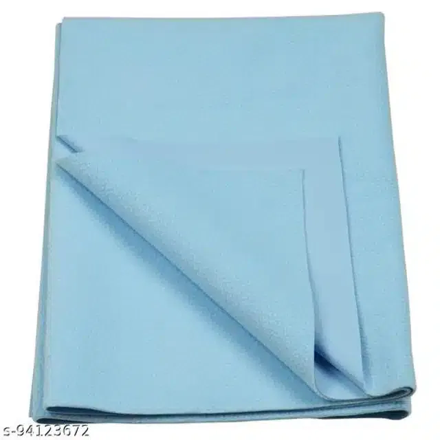 Cotton Mattress Protection Sheet (Sky Blue, 28x20 inches)