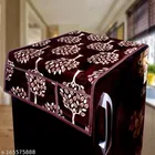 KANUSHI Industries® 1Pc Fridge Cover for Top with 6 Utility Pockets + 4 Fridge Mats 