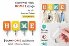 Sticky Home Wall Hook Assorted Colour