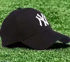 NY Baseball Cap For Men, Black & White, Pack of 2