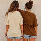 Oversized Cotton Blend T-shirts for Women 