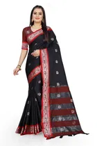 Cotton Embellished Saree for Women 