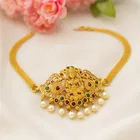Gold Plated Kundan Choker with Earrings Set 
