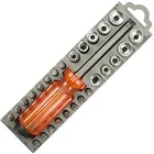 Multipurpose Steel 28 Pieces Screwdriver Set with Solid Plastic Slotted Case 