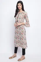 Cotton Cambric Printed Kurti for Women 