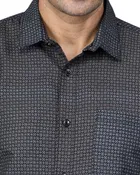 Poly Cotton Full Sleeves Printed Shirt for Men 