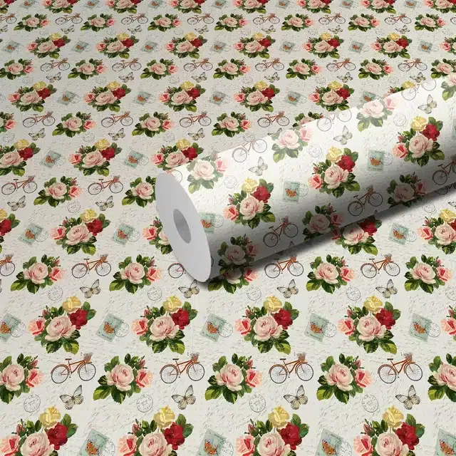PVC Self Adhesive Wall Stickers (Multicolor, 300x40 cm)