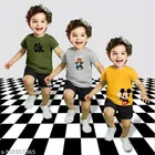 Cotton Blend Printed Clothing Set for Boys, Multicolour, Pack Of 3 