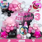 Baby Shark Theme 3rd Happy Birthday Decoration,Multicolour,Set Of 1