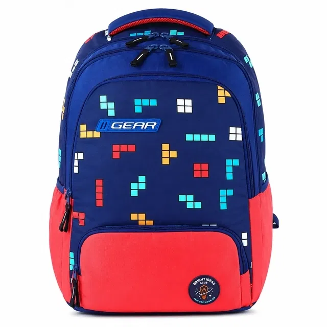 Gear Gambol, 35L Laptop Backpack for Men & Women, Blue Red