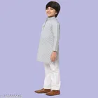 Cotton Blend Kurta with Pyjama for Boys 