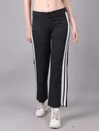 Cotton Colorblocked Trackpant for Women 
