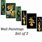 MDF 2 Pcs Designer Wall Painting for Home & Office 