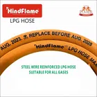 Hindflame Hose Pipe 1.5mm With Reinforced Rubber Hose Pipe, 150 Cm, Pack Of 1