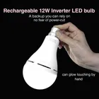 Rechargeable Emergency Led Bulb, White, 