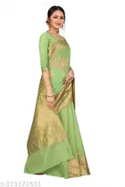 Cotton Zari Woven Saree for Women 