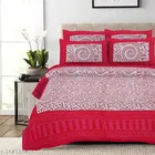 Cotton Queen Bedsheet with 2 Pillow Cover 