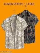 Casual Shirts for Men, Pack of 2 