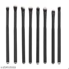Makeup Brush Set (Black, Set of 8)