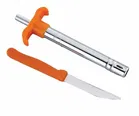 Stainless Steel Kitchen Gas Lighter & Knife, Pack of 2, Multicolor, RS-64