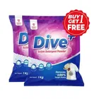 डाइव+ एक्टिव डिटर्जेंट पाउडर 2X1 Kg 