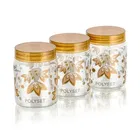 Crest Printed Container 3pc Set 300 ml 