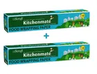 Kitchenmate Premium Food Wrapping Butter Paper Roll (11 m, Pack of 2)