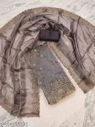 Printed Patiala Suit with Stripe Pattern for Women 