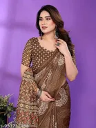 Linen Cotton Saree for Women 
