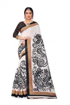 Mysore Silk Printed Saree for Women 