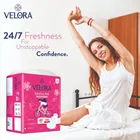 वेलोरा सॉफ्ट फील ट्राइफोल्ड सेनेटरी पैड 
