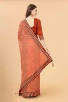 Trendy Simar Silk Saree with Blouse Piece For Women 