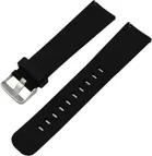 Silicone Watch Straps for Smartwatch (Black, 22 mm)