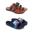 Combo of Flipflops & Sliders for Men 