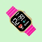 Silicone Strap Digital Watch for Men & Women (Multicolor)