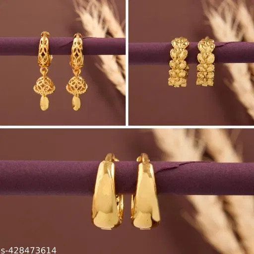 Combo Of Earrings/Studs/Bali For Women'S/Girls