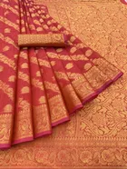 Organza Printed Saree for Women 