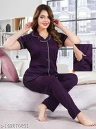 Satin Nightsuit for Women 