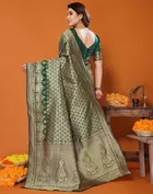 Banarasi Silk Zari Woven Saree for Women 