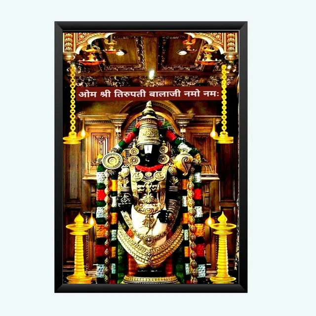 Polyester Photo Frame (Black, 5x7 inches)