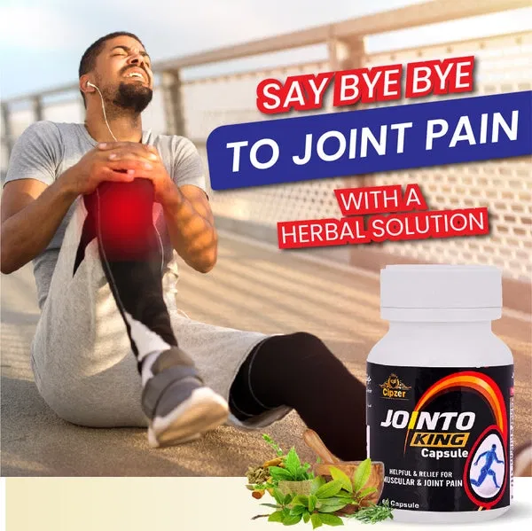 JOINTO KING CAP. 60caps, Beneficial in all types of Joints Pain., (Pack of 1)