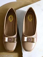 Shoetopia Brown Ballerinas 