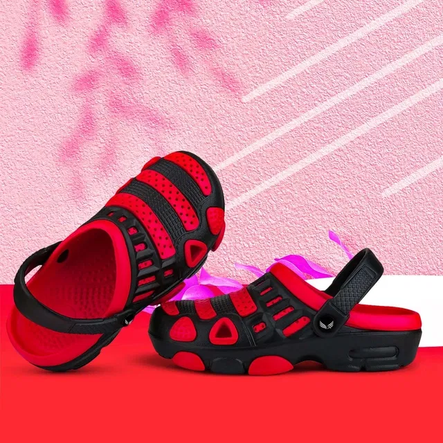 Clogs for Kids (Red & Black, 2)