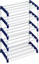 Plastic 5 Shelves Shoe Stand 
