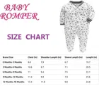 Hosiery Cotton Printed Rompers for Kids, Multicolor, Pack of 3 