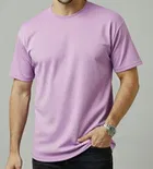 Polyester Round Neck T-shirt for Men, Multicolour, Pack of 2 