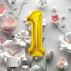 Foil Balloon for Birthday Celebration, No. 1 