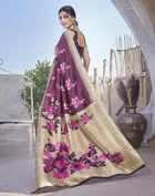 Art Silk Printed Saree for Women 